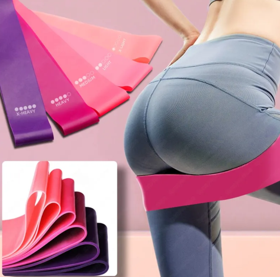 Booty Bands Set – Non-Slip Resistance Bands for Glutes, Legs & Yoga