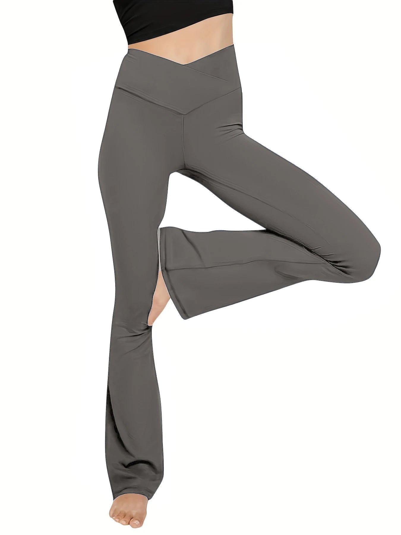 Sculpt Crossover Flare Leggings
