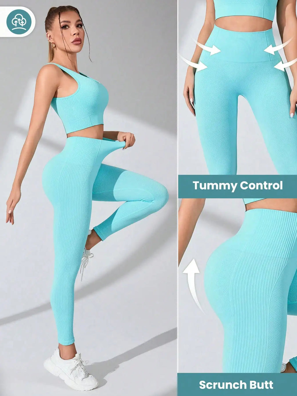 Sculpt Cross-Strap 2-Piece Active Set