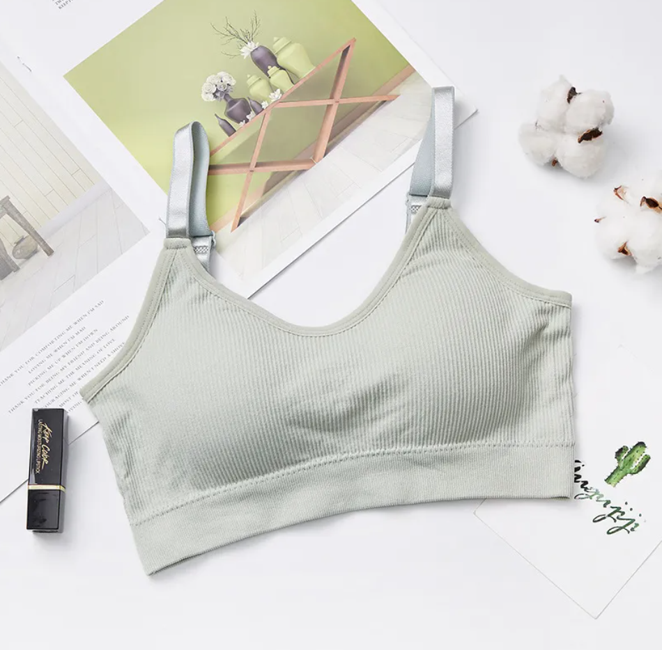 Seamless Bear Wrap Sports Bra