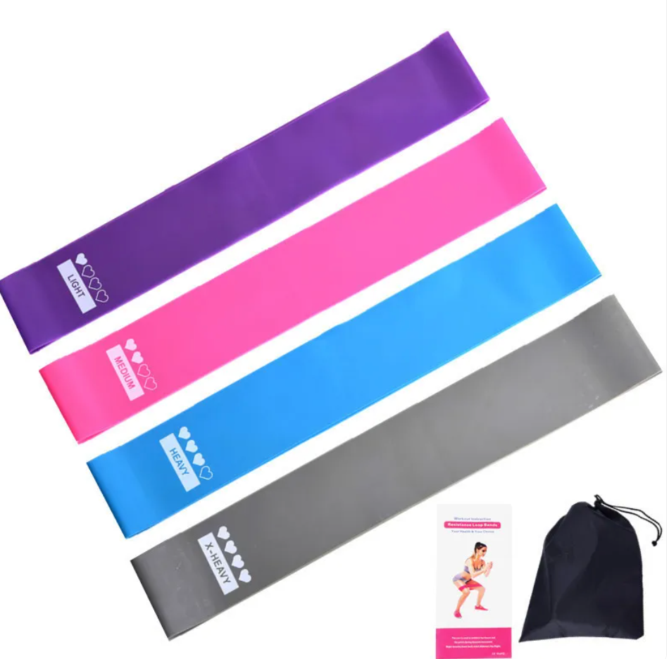 Booty Bands Set – Non-Slip Resistance Bands for Glutes, Legs & Yoga