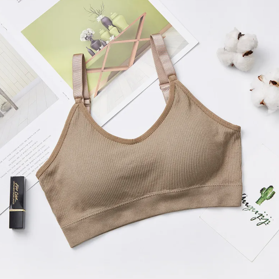 Seamless Bear Wrap Sports Bra