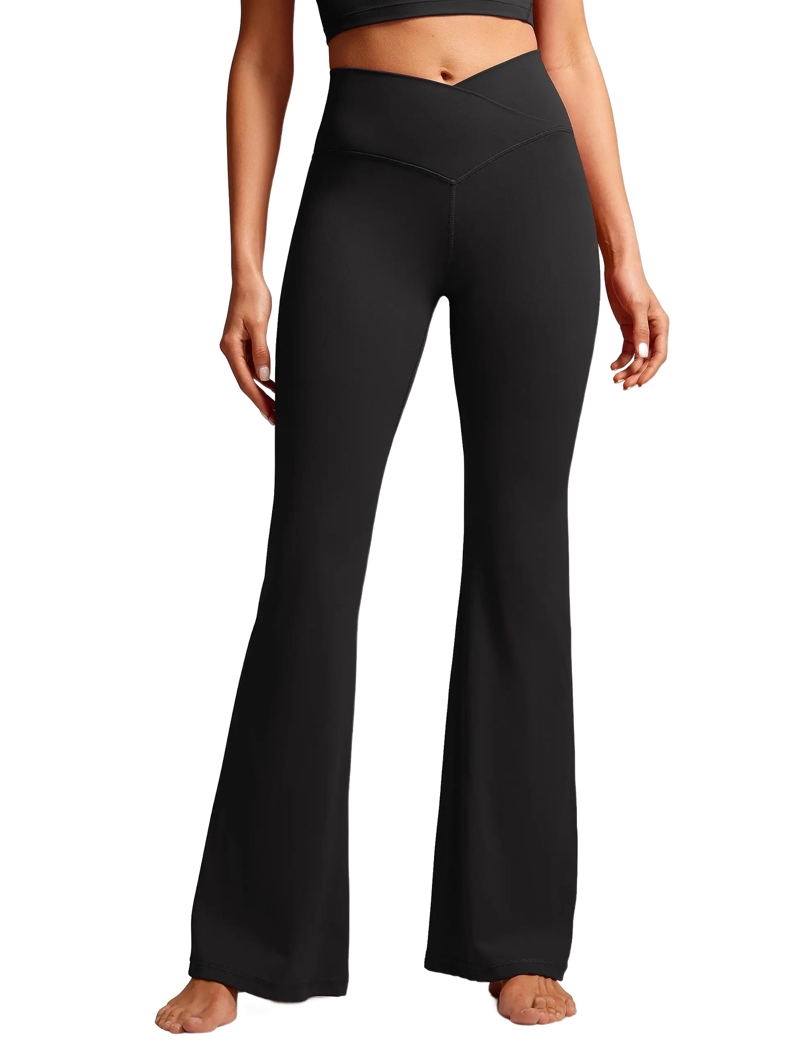 Sculpt Crossover Flare Leggings